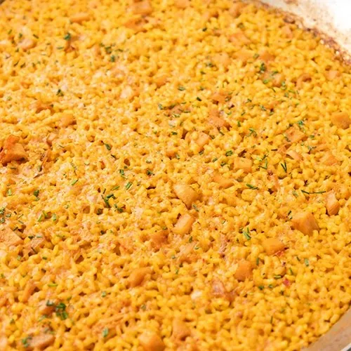 Arroz de sepia de playa y calamar
